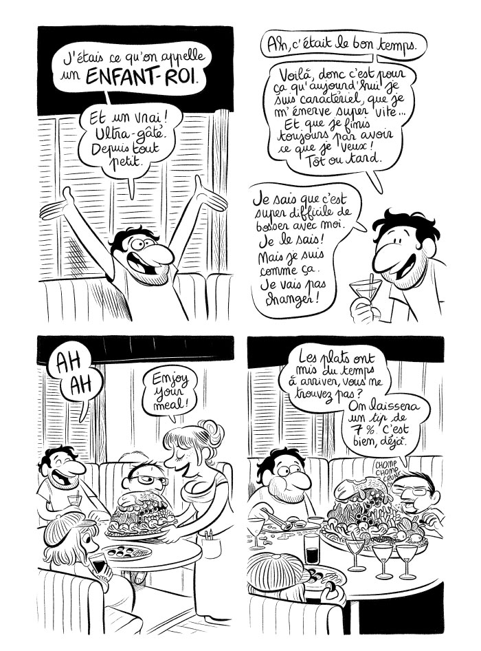 Sous cette image, une note de blog sur un post de Larcenet, concernant la chanson de Zaz. 