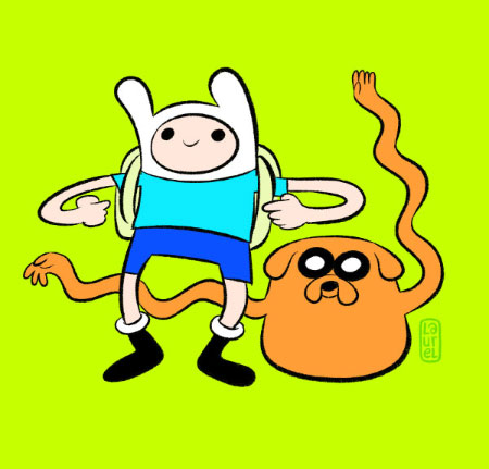 Ils n'ont vraiment peur de rien, dis donc, Finn et Jake.