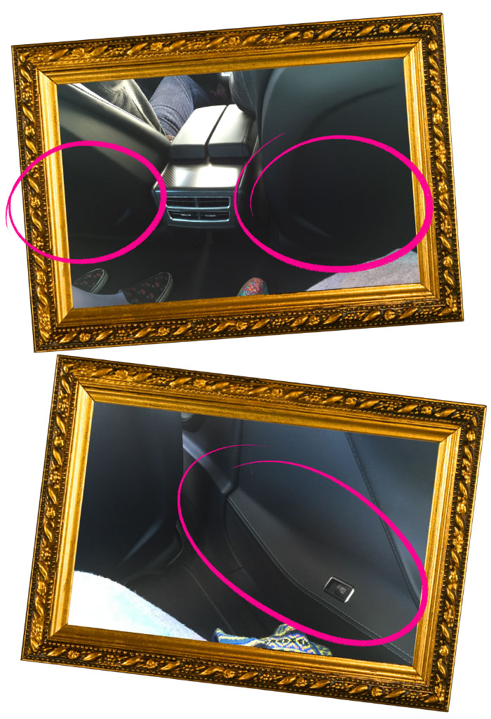 Pas de rangements, pas de filets, pas de merdes à l'arrière! Magique!