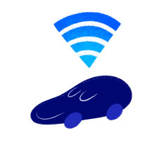 Le wifi gratuit, il a une Tesla, il a tout compris.