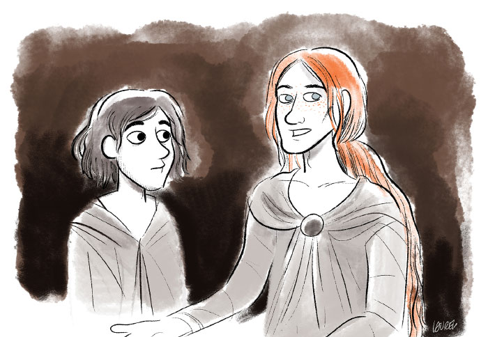 Mon rêve de cette nuit, dessiné au réveil.