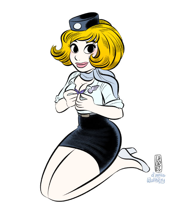 Natacha, par Walthéry (Spirou Magazine)
