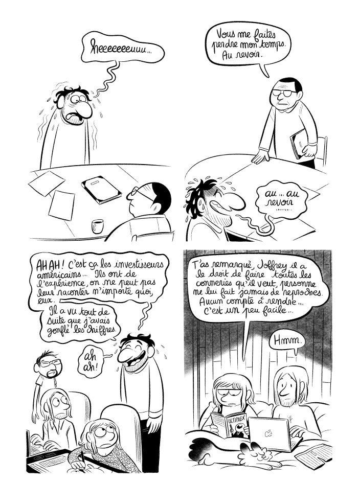 Le CEO peut faire toutes les conneries possibles, comme il n'a de comptes à rendre à personne, il ne sera jamais inquiété. Un peu facile... 