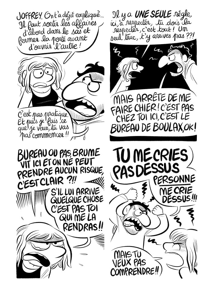 160 pages avant la grosse engueulade. 