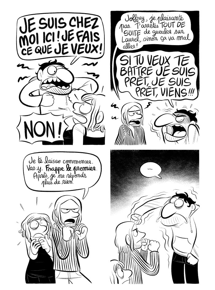 Adrien crée la surprise en tenant tête à Joffrey. Les menaces n'ont apparemment pas d'effet sur lui. 