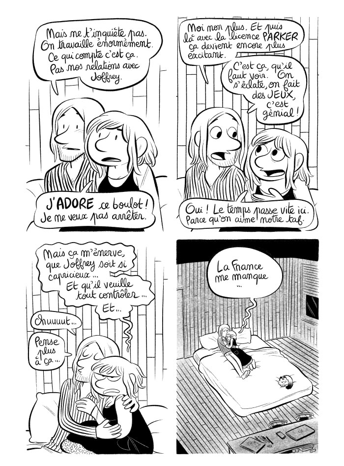 Nous adorons notre travail et ne voulons pas arrêter de faire des jeux vidéo, même sans liberté totale. 