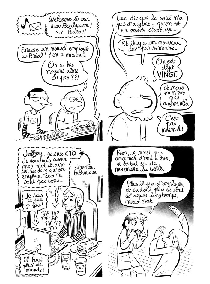 Toujours plus d'employés au Brésil alors que nous ne sommes pas augmentés. Bizarre!