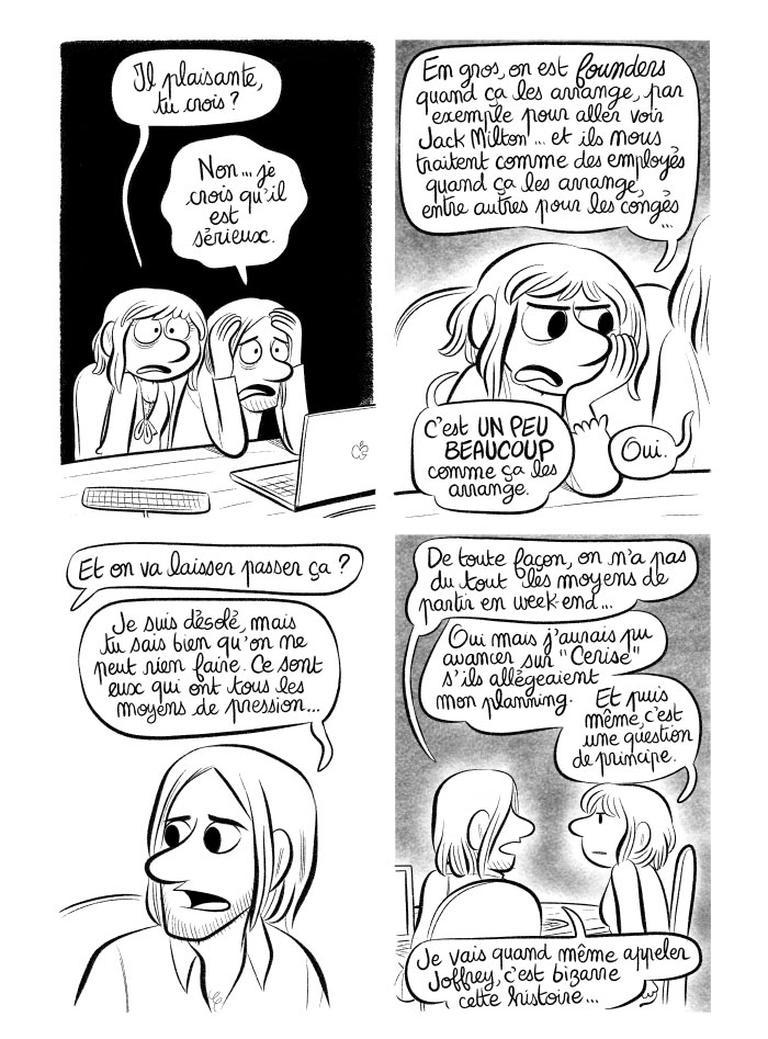 Nous sommes pieds et poings liés, car ils se sont arrangés pour avoir tous les moyens de pression. 