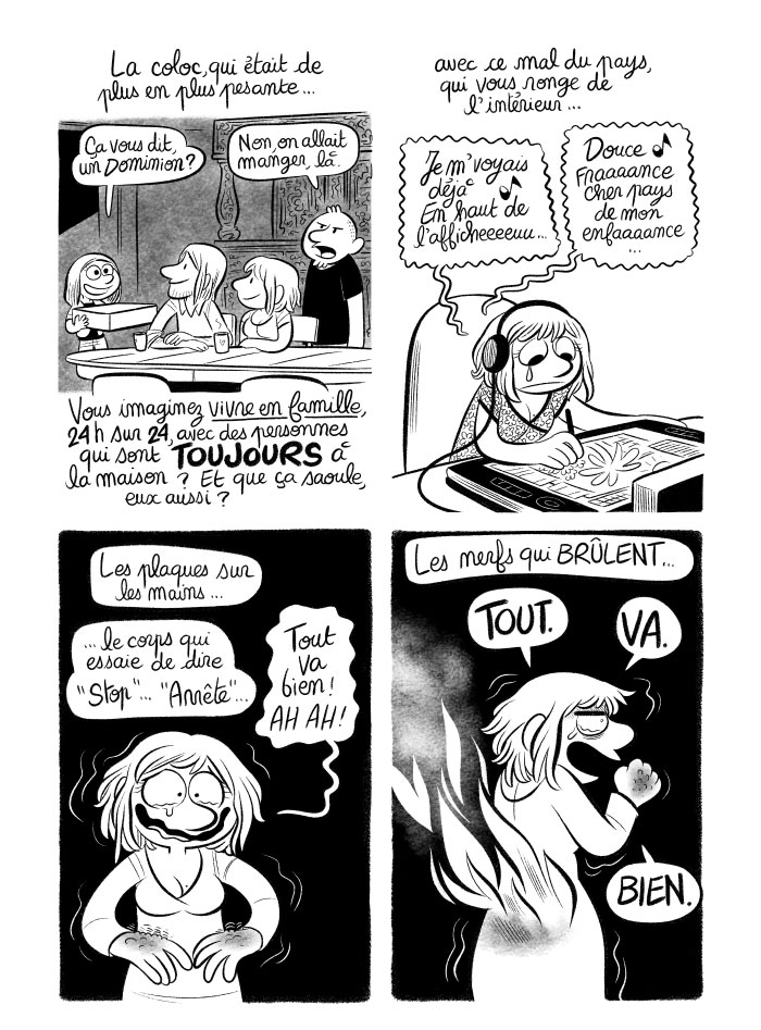 Les nerfs qui brûlent, le stress qui s'insinue, et on se dit que tout va bien. 