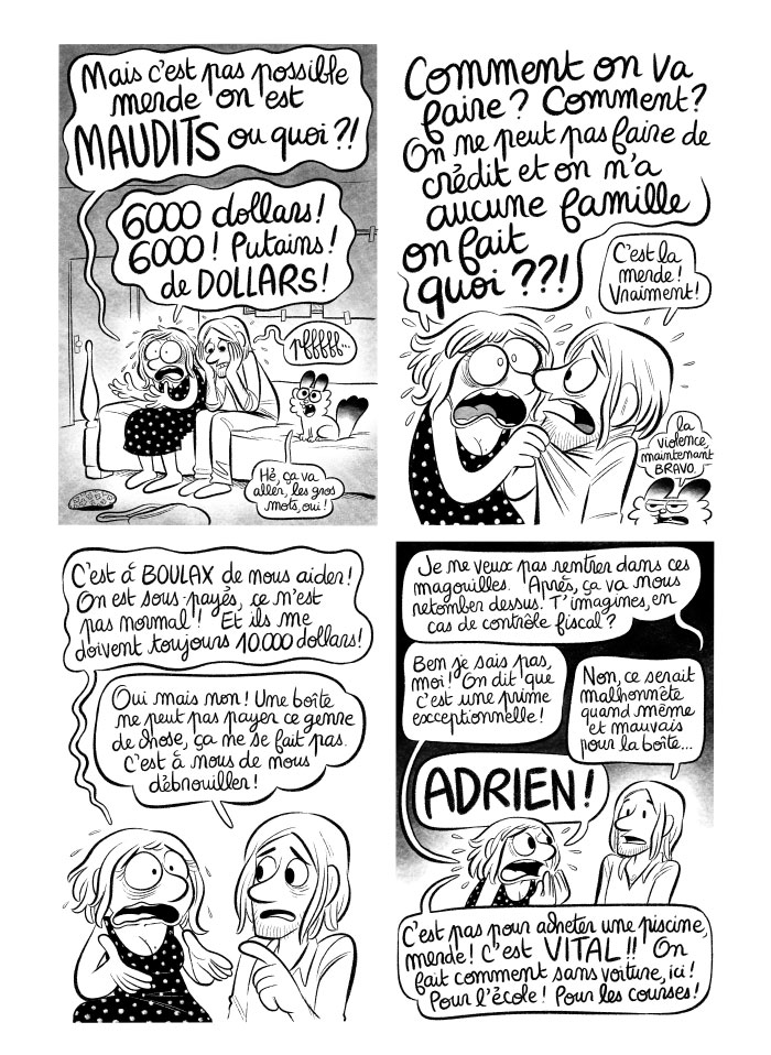 On est grave dans la mouise. Comment réparer la voiture? 