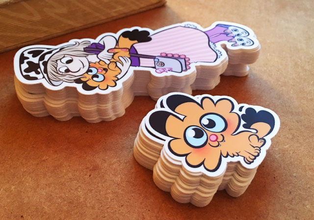 Stickers quality Mule stickers 