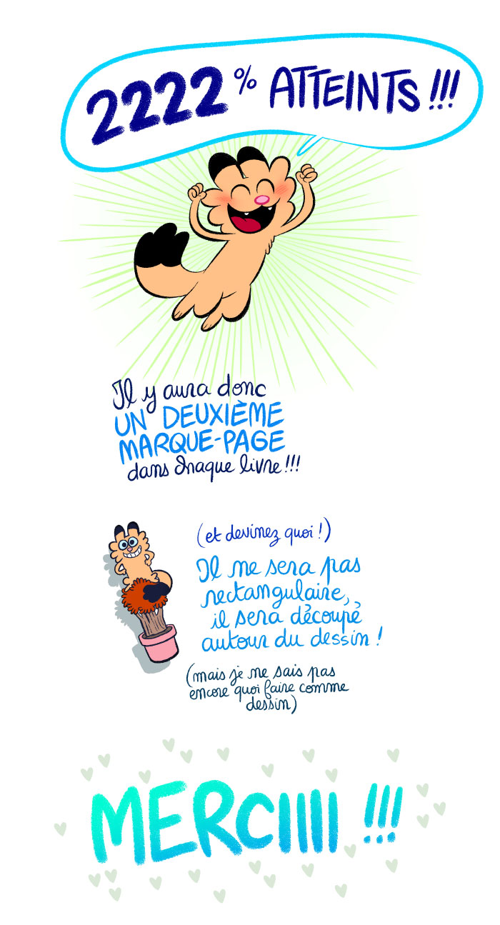 Stretch goal atteint! Financement participatif Ulule bloglaurel Comme convenu BD