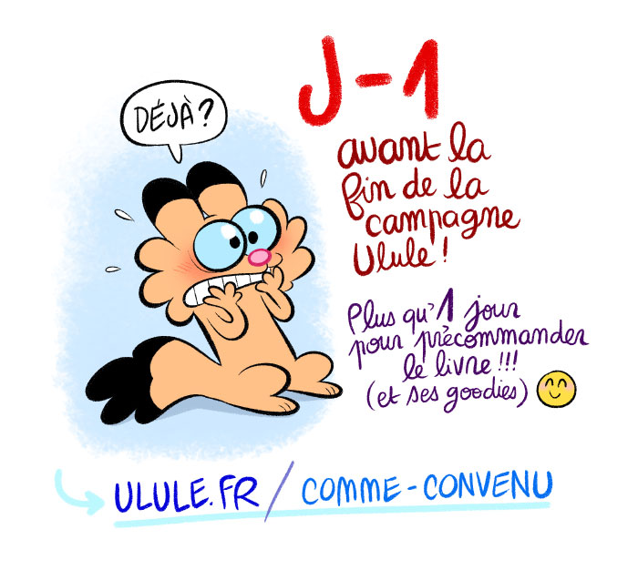 J - 1 avant la fin de la campagne Ulule !!! 