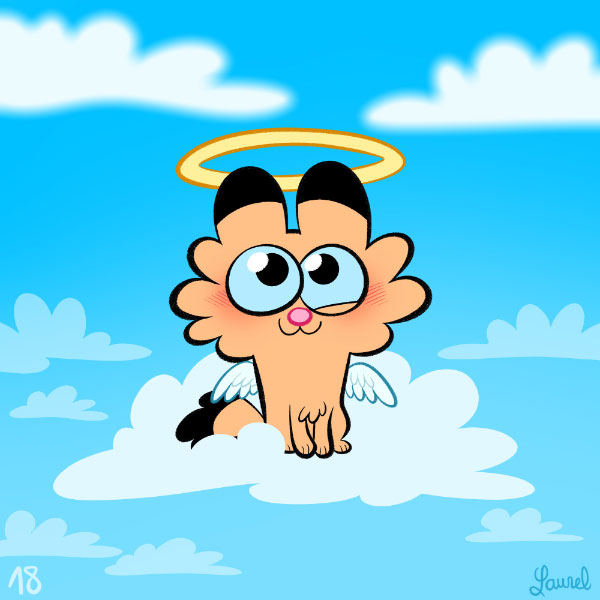 Brume calendrier de l'avent Chat angle ciel bloglaurel 