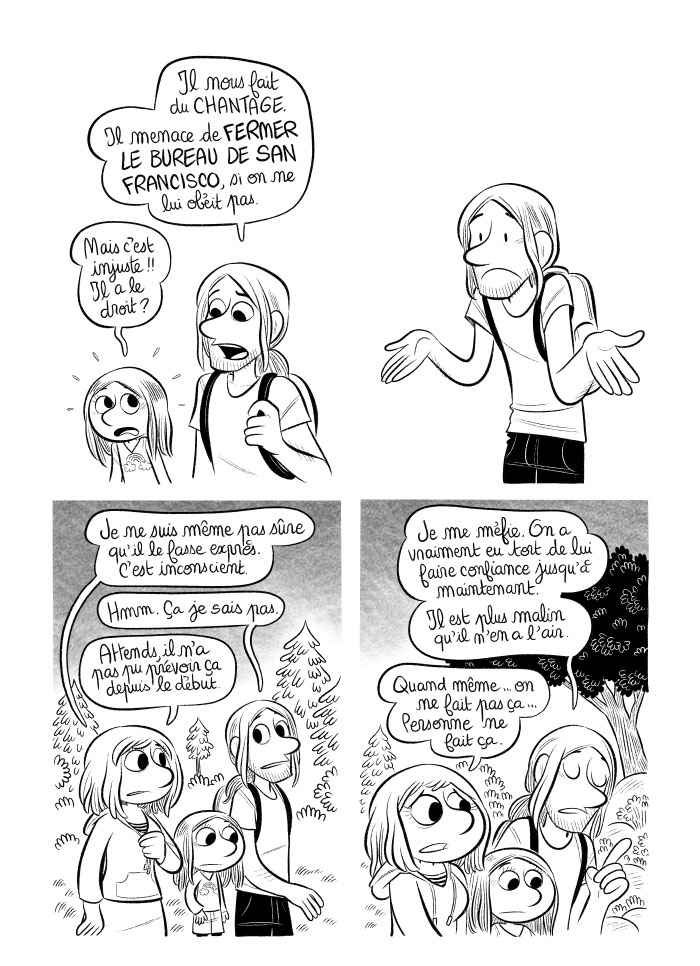 Le chantage dans le travail. 