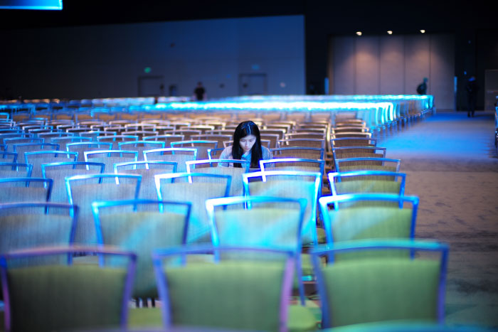 photo Laurel Duermael - La dockercon à Seattle, 2016 - après la présentation.