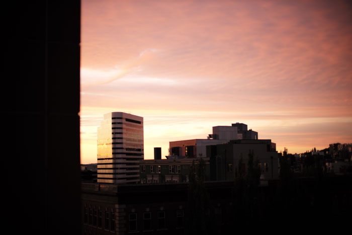 photo Laurel Duermael - La dockercon à Seattle, 2016 - Coucher de soleil...