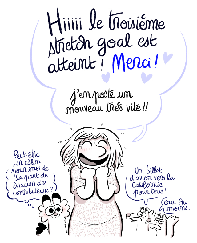 Troisième stretch goal atteint !! Youpi !! 
