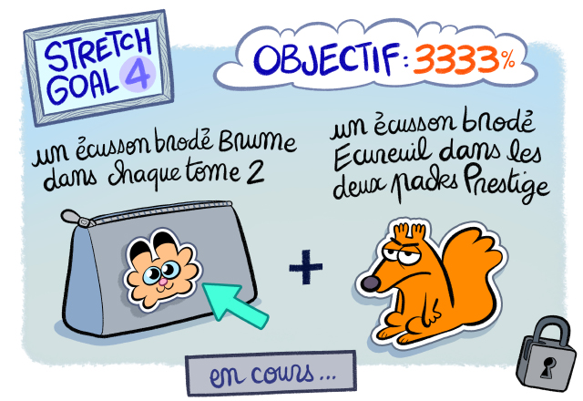 Quatrième stretch goal en cours ! Deux écussons brodés à débloquer ! 