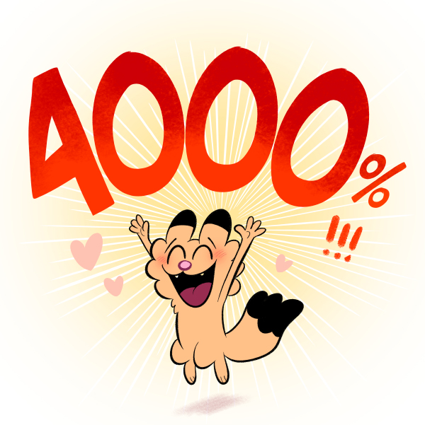 4000% atteints !!