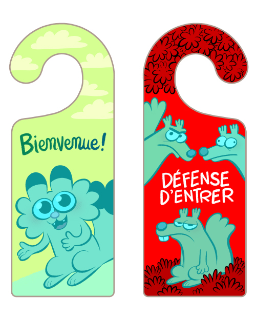 Le message de porte comme convenu, pour la campagne Ulule de Laurel 