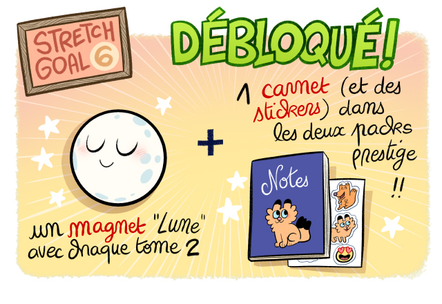 Le magnet et le carnet débloqués ! 