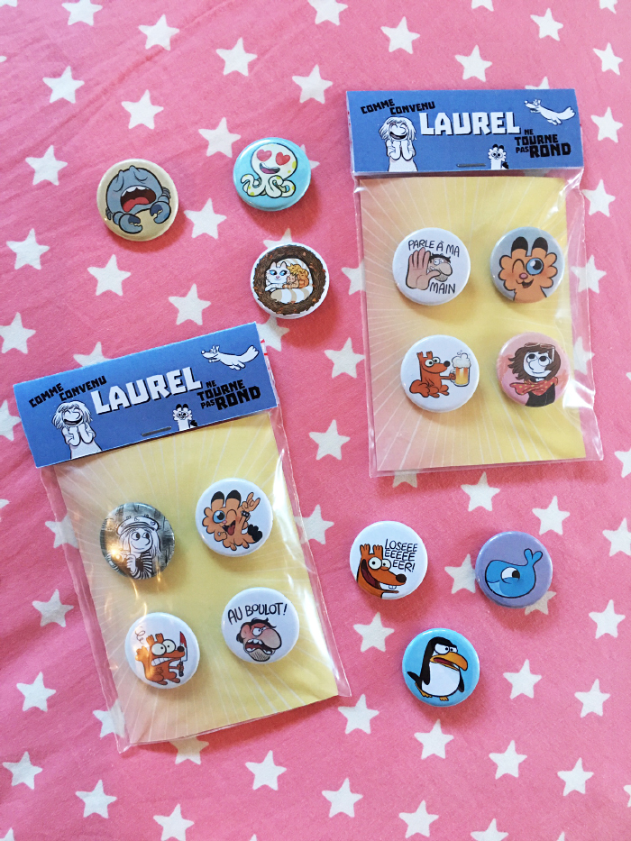 Badges français "On ne tourne pas rond"