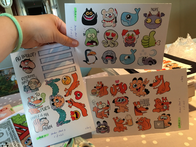 Les goodies pour le tome 2 de ma BD, "Comme convenu", financée via la plateforme de financement participatif Ulule. J'ai adoré les faire, j'espère que vous aimerez les recevoir ! Laurel Duermael 