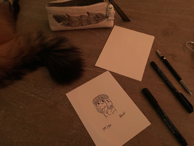 Les goodies pour le tome 2 de ma BD, "Comme convenu", financée via la plateforme de financement participatif Ulule. J'ai adoré les faire, j'espère que vous aimerez les recevoir ! Laurel Duermael 