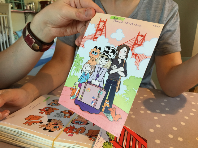 Les goodies pour le tome 2 de ma BD, "Comme convenu", financée via la plateforme de financement participatif Ulule. J'ai adoré les faire, j'espère que vous aimerez les recevoir ! 